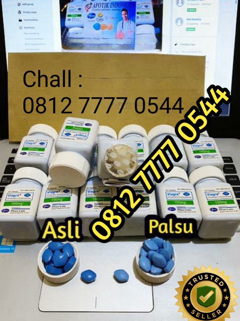 Jual Viagra Asli 0812-7777-0544 Obat Kuat Viagra Asli 100 Mg Pfizer Usa